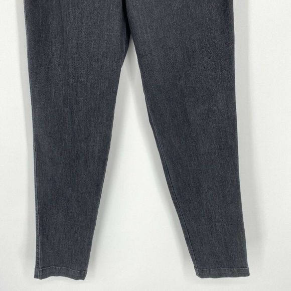 OSKA Skinny Jegging Jeans Womens Size 6 High Rise Pull On Denim Charcoal Gray - Picture 3 of 12
